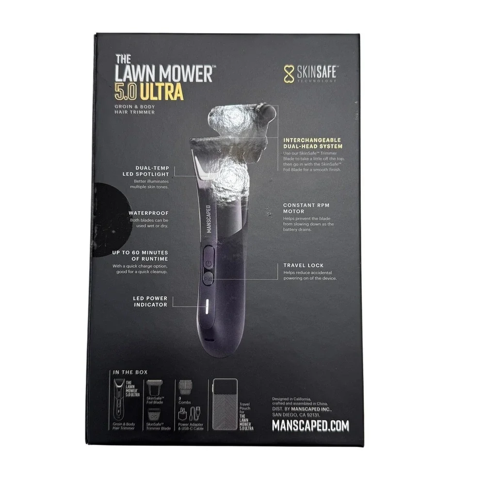 Manscaped Lawn Mower 5.0 Ultra Groin & Body Hair Trimmer Waterproof NEW